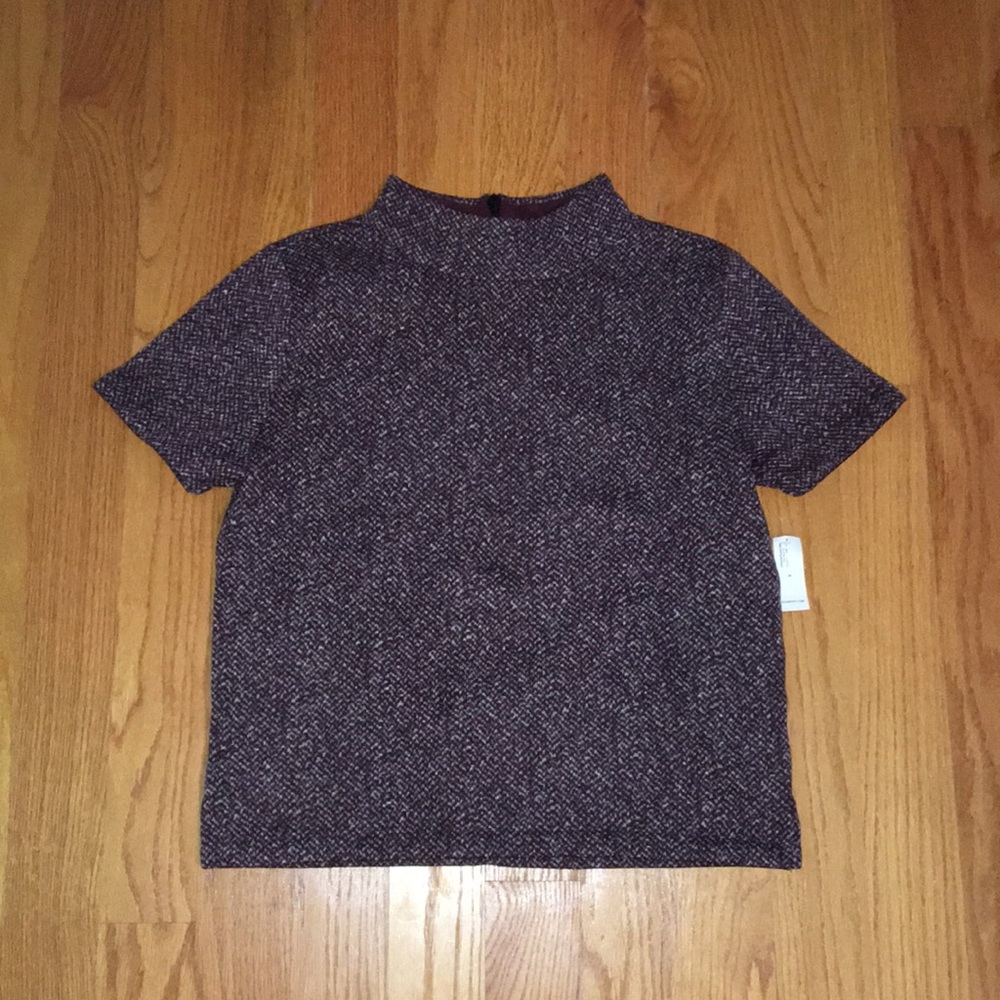 High Neck Sweater Shirt